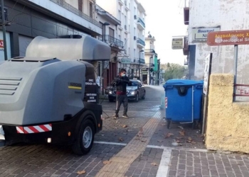 Δ. Θηβαίων: Συνεχίζονται οι απολυμάνσεις δημοτικών χώρων και κάδων