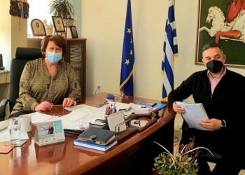Συνάντηση του Χειμάρα με την Περιφερειακή Διευθύντρια Εκπαίδευσης Στερεάς κ. Μπενιάτα