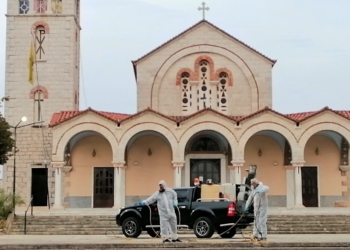 Απολύμανση κοινόχρηστων χώρων στη Μαλεσίνα τη Δευτέρα 8 Μαρτίου