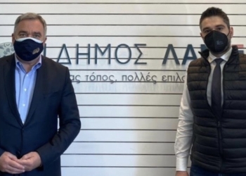 Με το Δήμαρχο Λαμιέων ο Γ. Σαρακιώτης