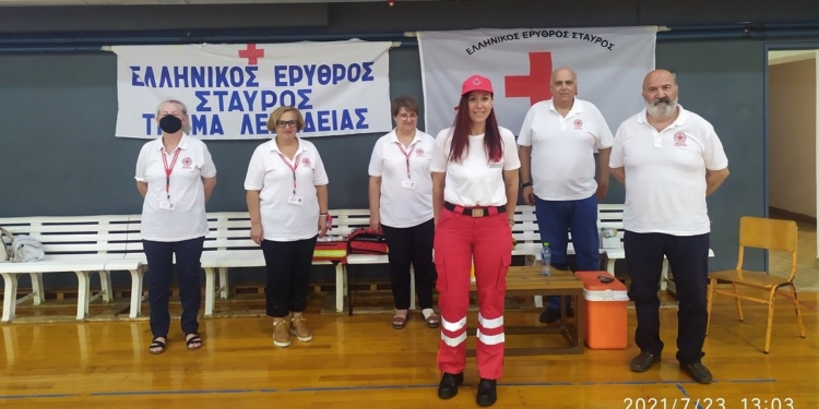 Υποστηρικτικός Σταθμός του Ερυθρού Σταυρού Λιβαδειάς για τους μαθητές