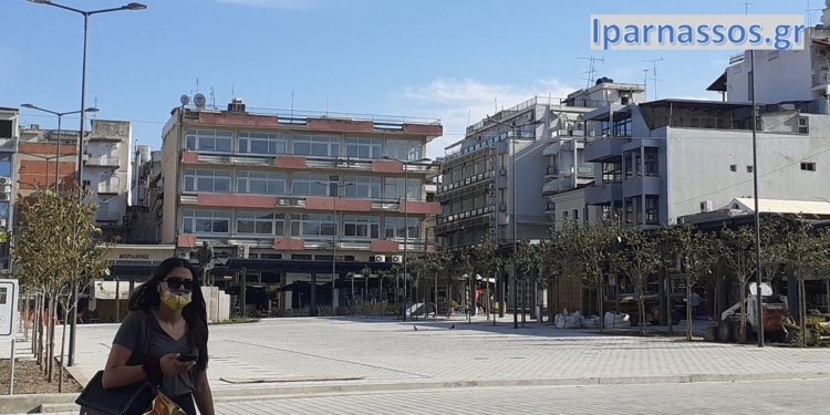 ΛΑΜΙΑ: Κλειστή η πλατεία πάρκου λόγω εργασιών