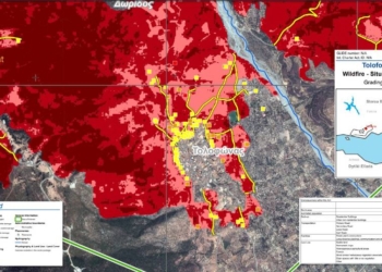32 Kτίρια και 10.000 στρέμματα βλάστησης από τη φωτιά στην Φωκίδα