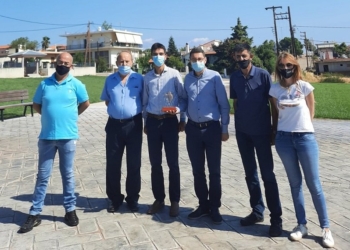 Επίσκεψη στο Μαρτίνο του Δημάρχου Λοκρών και του εκπροσώπου της «ΔΕΛΤΑ ΤΕΧΝΙΚΗ Α.Ε.»