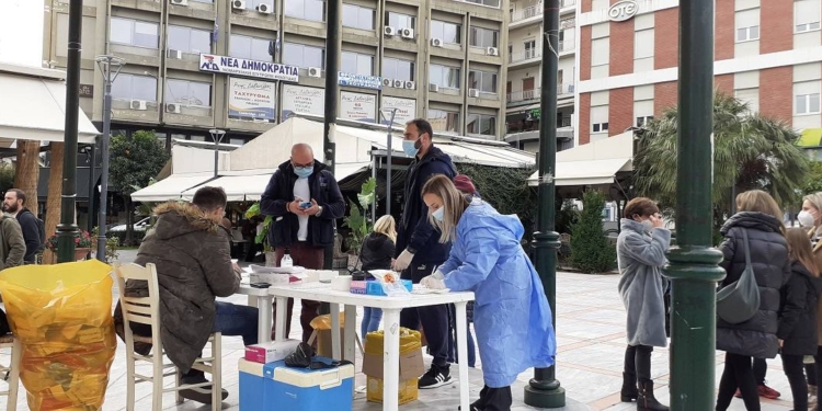 Σημεία της Στερεάς που θα γίνουν rapid test σήμερα Παρασκευή 19/11