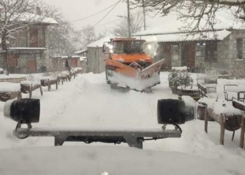 Έντονη χιονόπτωση στις Δημοτικές Ενότητες Καλλιεων & Παρνασσου