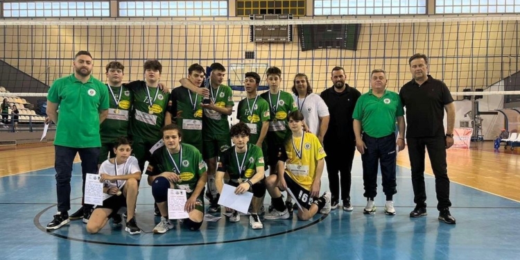 Ο ΑΠΣ Λαμίας ¨Φθία¨ κατέκτησε τον τίτλο στο Final Four Volley K17