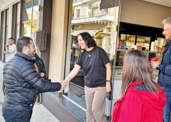 Για έργα και Χιονοδρομικό στην Αμφίκλεια χθες ο Φ. Σπανός (video)