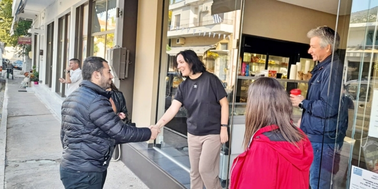 Για έργα και Χιονοδρομικό στην Αμφίκλεια χθες ο Φ. Σπανός (video)