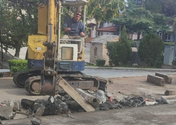 Ξεκίνησαν οι εργασίες ανάπλασης του κέντρου της Κάτω Τιθορέας