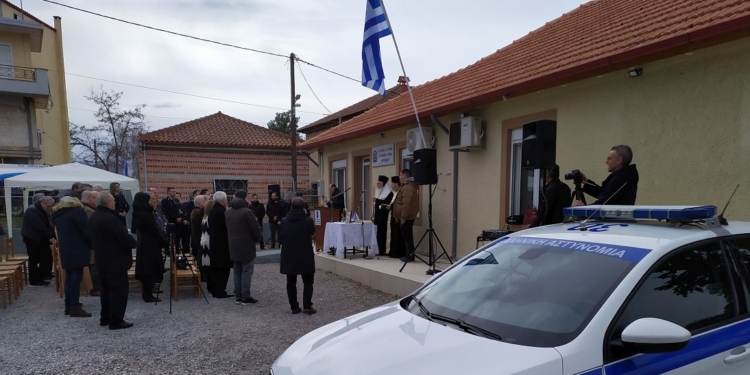 Εγκαίνια του νέου κτιρίου για το Α Τ Ορχομενού της Διεύθυνσης Αστυνομίας Βοιωτίας.