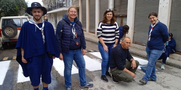 200 Άτομα του Σώματος Ελληνικού Οδηγισμού  στην Αμφίκλεια