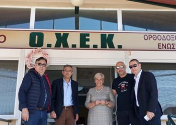 Επίσκεψη Δημάρχου στα Γηροκομεία της Θήβας