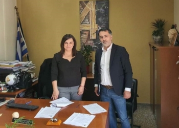 Υπογραφή σύμβασης για την κατασκευή πολιτιστικού χώρου στην Κάτω Τιθορέα