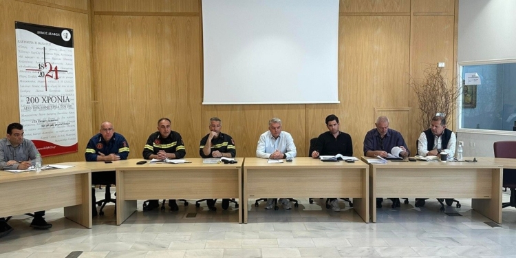 Συνάντηση στο Δήμο Δελφών ενόψει της αντιπυρικής περιόδου