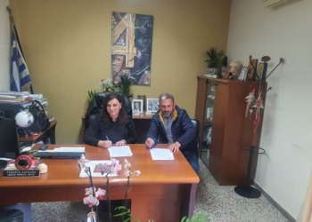 Υπογραφή σύμβασης για το έργο “Υποδομές Ύδρευσης Τιθρωνίου”