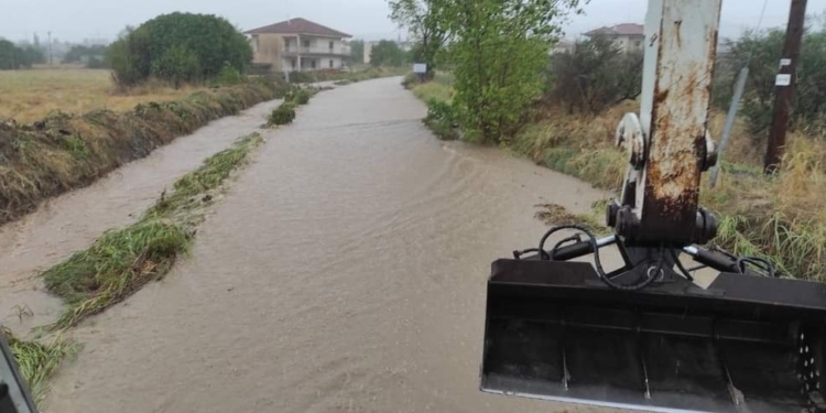 Η κακοκαιρία “Daniel” έπληξε και την Ελάτεια 
