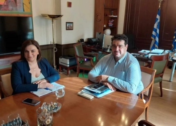 Συνάντηση Δημάρχου Αμφίκλειας – Ελάτειας και Αναπληρωτή Υπουργού Εσωτερικών