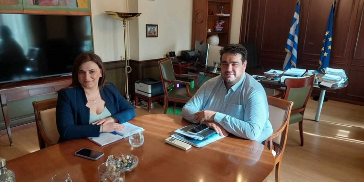 Συνάντηση Δημάρχου Αμφίκλειας – Ελάτειας και Αναπληρωτή Υπουργού Εσωτερικών