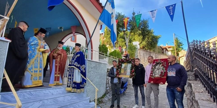 Εορτασμός των Εισοδίων της Θεοτόκου στην Αμφίκλεια 