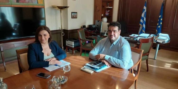 Συνάντηση Δημάρχου Αμφίκλειας – Ελάτειας και Αναπληρωτή Υπουργού Εσωτερικών