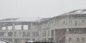 Η χιονόπτωση στην Λιβαδειά (Video)