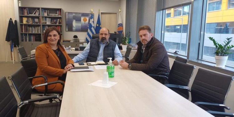 Συνάντηση Αθανασίας Στιβακτή με τον Υφυπουργό Κλιματικής Κρίσης & Πολιτικής Προστασίας