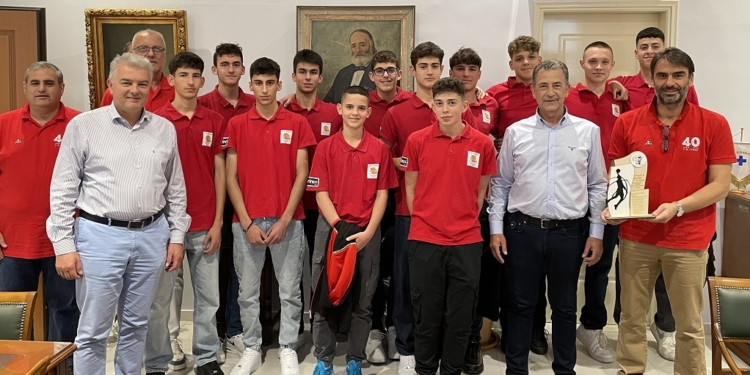 Ο Δήμαρχος Δελφών υποδέχθηκε τους πρωταθλητές του Γυμναστικού Συλλόγου Ιτέας