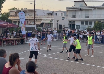 Με επιτυχία πραγματοποιήθηκε το διήμερο 1ο τουρνουά μπάσκετ 3on3 στη Ροδίτσα Λαμίας