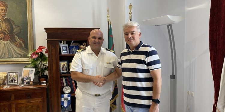 Συνάντηση του Δημάρχου Δελφών με το νέο Λιμενάρχη Ιτέας