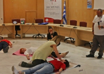 Σεμινάριο πρώτων βοηθειών για εργαζόμενους του Δήμου Δελφών