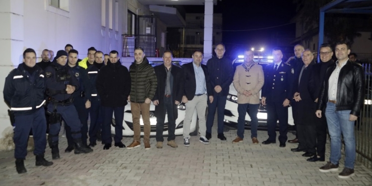 Πρωτοχρονιά Δημάρχου Λαμιέων Πανουργιά Παπαϊωάννου με τους εργαζόμενους των Σωμάτων Ασφαλείας