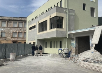 Επίσκεψη του Δημάρχου κ. Παναγιώτη Ταγκαλή στο έργο κατασκευής του Ειδικού Σχολείου Άμφισσας