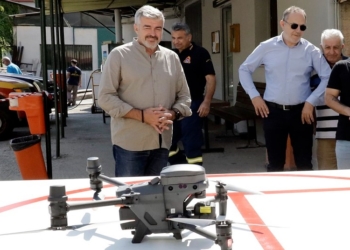 Δήμος Λαμιέων: 24ωρη επιτήρηση με drone για την πρόληψη πυρκαγιών