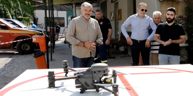 Δήμος Λαμιέων: 24ωρη επιτήρηση με drone για την πρόληψη πυρκαγιών
