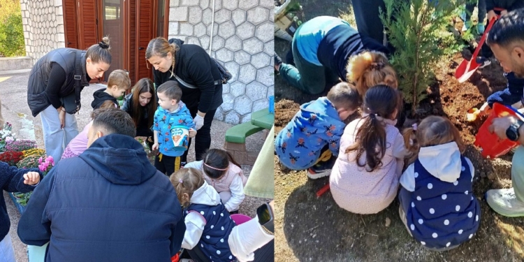 Φύτεψαν λουλούδια τα ¨φιντανάκια¨ του Παιδικού Σταθμού Διστόμου!