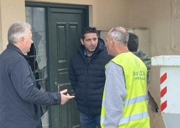 Παρέμβαση καθαρισμού του Δήμου Δελφών στο «Γηροκομείο Άμφισσας» 