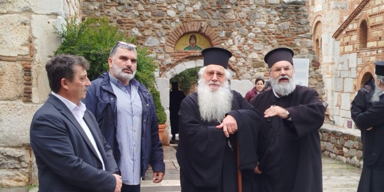 Επίσκεψη Στρατιωτικών Ιερέων στην Ιερά Μονή του Οσίου Λουκά