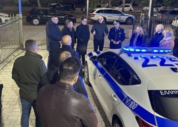 Πρωτοχρονιάτικη επίσκεψη Δημάρχου Λαμιέων στους εργαζόμενους των Σωμάτων Ασφαλείας, του ΕΚΑΒ και του Νοσοκομείου