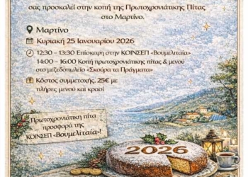 Κόβει την πίτα της η “Κοινωνική Αμφικτιονία”