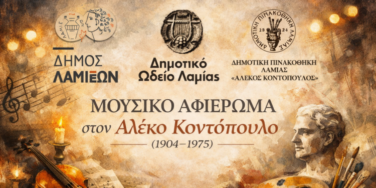 Μουσικό αφιέρωμα στον Λαμιώτη ζωγράφο Αλέκο Κοντόπουλο με σολίστ τον Θάνο Φυσέκη