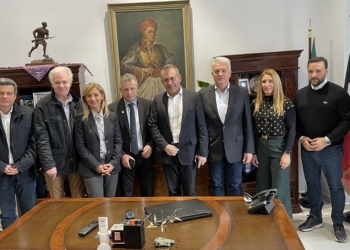 Επίσκεψη του Υπουργού Αθλητισμού κ. Γιάννη Βρούτση στο Δήμο Δελφών