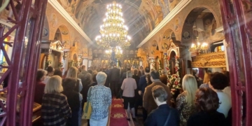 Πλήθος προσκυνητών στον εορτασμό του Πολιούχου της Θήβας Αγίου Ιωάννη του Καλοκτένη