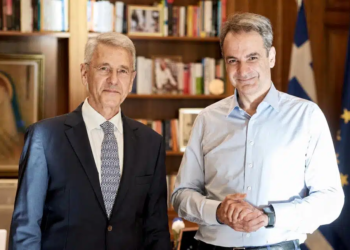 Συνάντηση Δημήτρη Γλυμή με τον Κυριάκο Μητσοτάκη