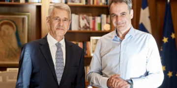 Συνάντηση Δημήτρη Γλυμή με τον Κυριάκο Μητσοτάκη