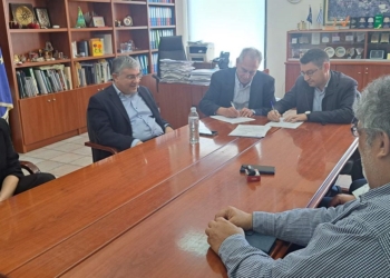 Υπογραφή σύμβασης του έργου «ΔΙΚΤΥO ΑΠΟΧΕΤΕΥΣΗΣ ΚΑΙ ΕΓΚΑΤΑΣΤΑΣΗ ΕΠΕΞΕΡΓΑΣΙΑΣ ΛΥΜΑΤΩΝ ΟΙΚΙΣΜΩΝ ΜΑΡΤΙΝΟΥ ΚΑΙ ΛΑΡΥΜΝΑΣ»