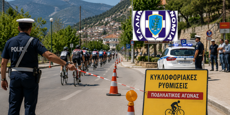 Κυκλοφοριακές ρυθμίσεις στην Άμφισσα για τον ποδηλατικό αγώνα «SPIROS DOKOS TT & CRITERIUM»