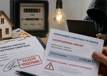 Θύματα απάτης χωρίς να το γνωρίζουν: Ο εφιάλτης των πλαστών συμβολαίων ρεύματος