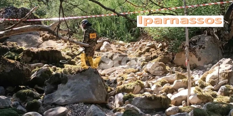 Χειροβομβίδα του Β’ Παγκοσμίου Πολέμου εντοπίστηκε στην Αμφίκλεια