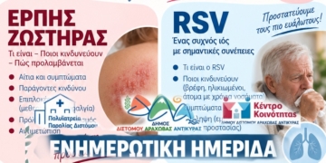 Παραλία Διστόμου: Ενημερωτική ημερίδα για Έρπητα Ζωστήρα και RSV